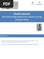 Mobile Network Drive Test Benchmarking Report 