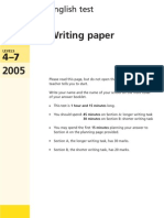 YR9 SATs - Writing 2005