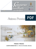 Premiados en El x Concurso de Pintura Rápida Vila d'Ibi 2014