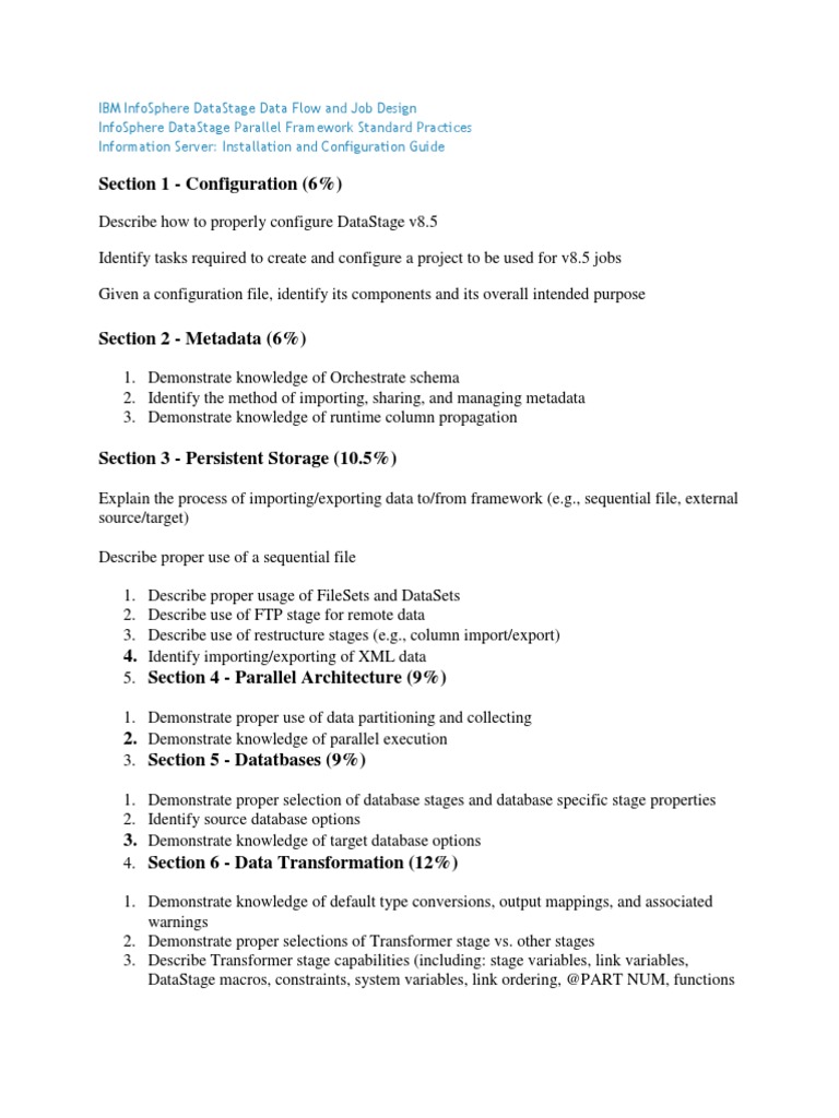 Datastage Certification | PDF | Metadata | Databases