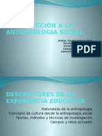 Programa de La Ee. Introducción a La Antropología Social.