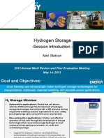 2013 DOE H2 Storage Introduction