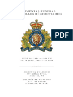 RCMP Funeral Program
