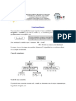 2.1 Ecuaciones Lineales