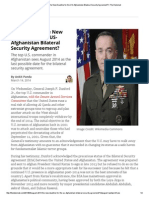 August 2014 - The New Deadline For The US-Afghanistan Bilateral Security Agreement - 3-14-14 The Diplomat