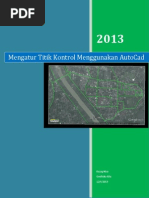 Mengatur Titik Ikat/ Titik Kontrol Pada Peta Menggunakan AutoCad