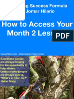 How To Access Your MSF Month2 Lessons 2014 PDF by Jomarhilario