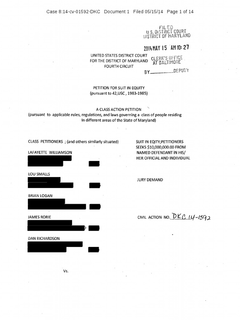 GoGo in Prince County PDF Lawsuit Liberty