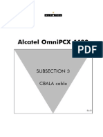 Alcatel Omnipcx 4400: Subsection 3 Cbala Cable