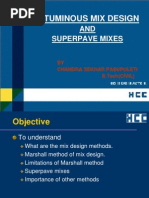 Bituminous Mix Design & Superpave Mixes