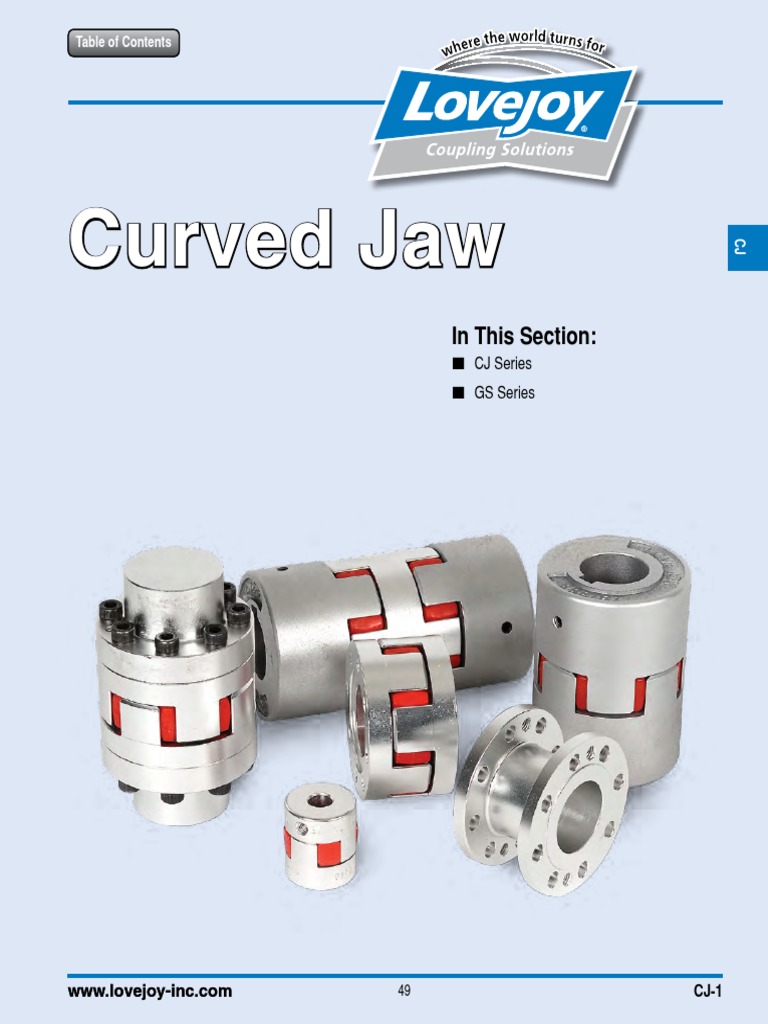 Curved Jaw Coupling PDF Mechanical Engineering Science