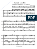 Serenade Haydn Cuarteto Score
