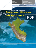Boletin Recusu Hidricos Del Peru en Cifras