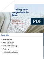 Dealing with large data in Ajax