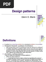 Design Patterns: Glenn D. Blank