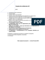 Carpeta de Evidencias GP U4