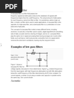 Download Low Pass Filter by zamarak kasi SN22902405 doc pdf