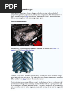 Types of Supercharger: Positive Displacement