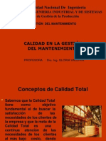 Criterios de Calidad y Mtto