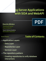 Building a Server App With SOA and WebAPI