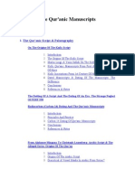 The Quranic Manuscripts