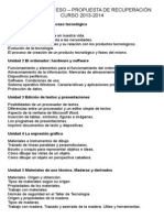 Propuesta de Recuperación Julio 2014 - Tecnologías 1º Eso PDF