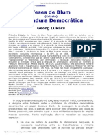Teses de Blum (Extrato) A Ditadura Democrática