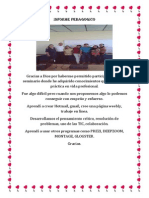 informe pedagogico