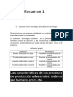 El Proyecto Como Estrategia de Trabajo en Tecnología