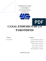 Canal Endemico Parotiditis