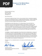 House Letter to Kerry
