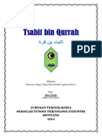 Tokoh Ilmuwan Muslim Tsabit Bin Qurrah