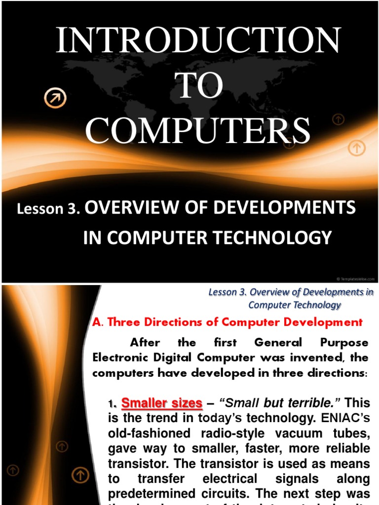 Lesson 3 Introduction To Computer | Download Free PDF | Central ...