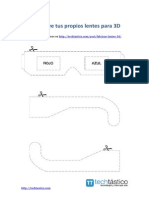 Construye Tus Propios Lentes Para 3D