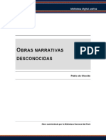 De Olavide, Pablo - Obras Narrativas Desconocidas