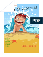 Cahier de Vacances Cp Ce1