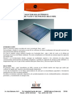 Colectores Solares Tubos de Vacio Heat Pipe