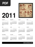 Calendar 2011 | PDF | Public Holiday | Observances