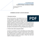 Informe Lectura - Libro Pulpito Cristiano