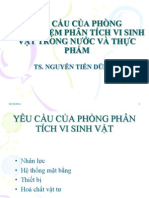 5.cac Yeu Cau Cua PTN Vi Sinh - 2012