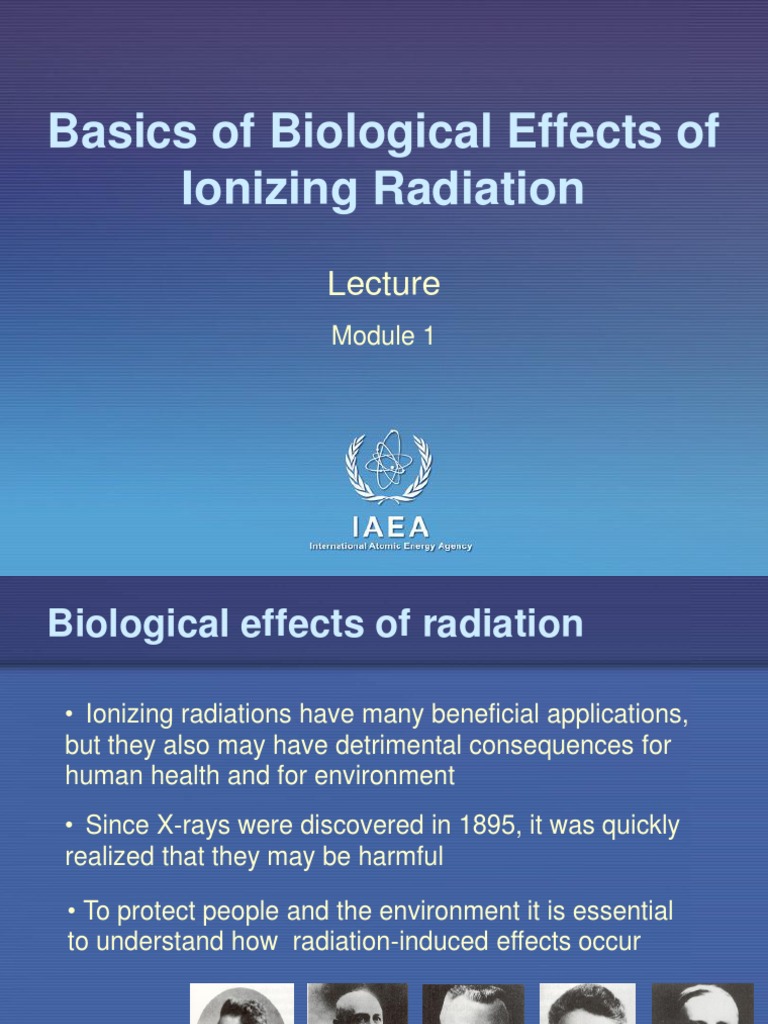 Biological Effects of Ionizing Radiation | PDF | Ionizing Radiation ...