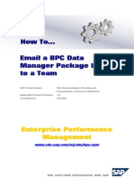 How to E Mail BPC Data