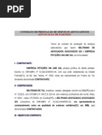 Modelo Contrato Honorarios Advocaticios Advocacia de Partido