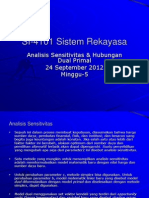 SI-4101 Sistem Rekayasa Sipil (Hub Dual Primal) - Minggu Ke-5