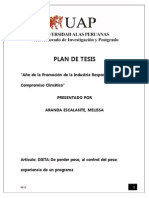 Plan de Tesis