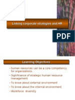 Linking Corporate Strategies and HR