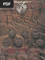 Download TSR 2611 - Planescape - The Factols Manifestopdf by Drew Britt SN229100007 doc pdf