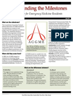 Understanding The Milestones: An Overview For Emergency Medicine Residents