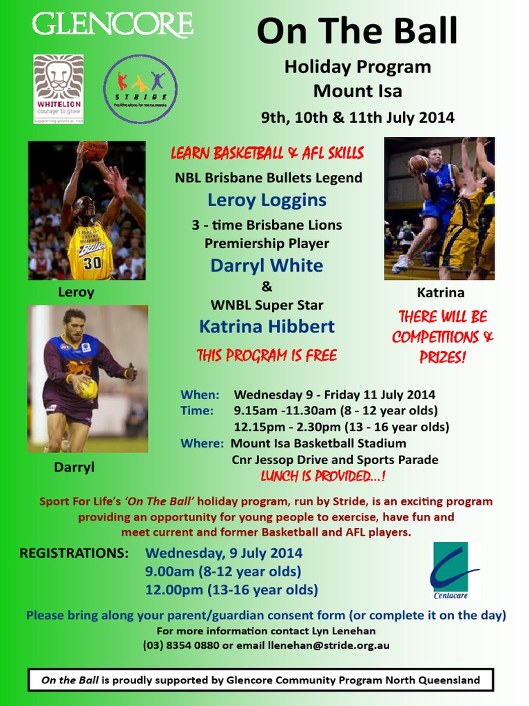 On The Ball Holiday Program JULY | PDF
