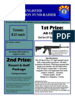 EANGA Fund-Raiser - AR15 Rifle and Resort/Golf Package (2014)